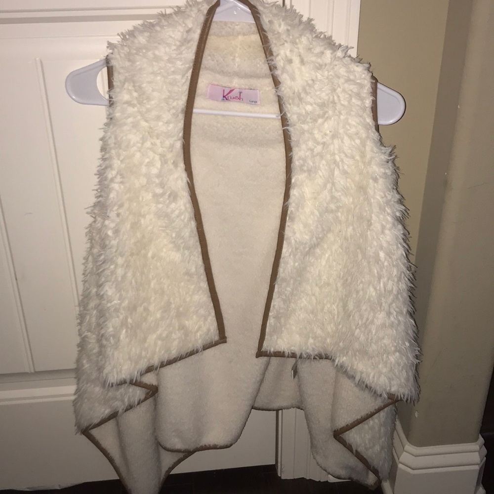 A fuzzy vest